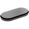 Plymor Black Acrylic Oval Beveled Display Base, 5" W x 2.5" D x 0.5" H